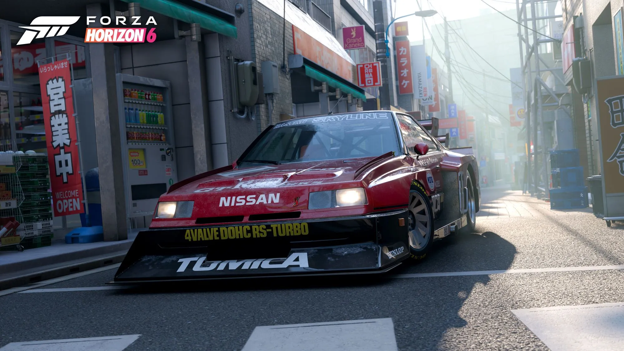 Two players building together in real time using Horizon CoLab in Forza Horizon 6
