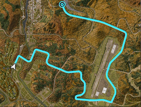 Airfield Trail track layout