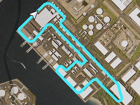 City Docks Cross Country Circuit track layout