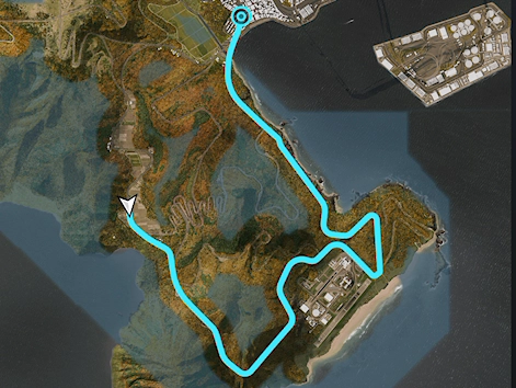 Coastline Sprint track layout