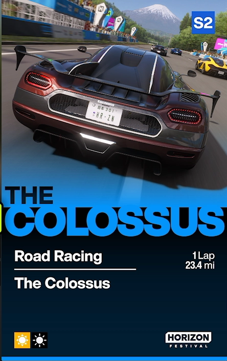 The Colossus race details
