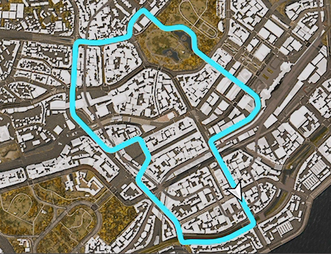 Electric Town Circuit track layout