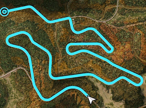 Hokubu Trail track layout