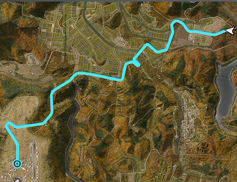 Horizon Invitational track layout