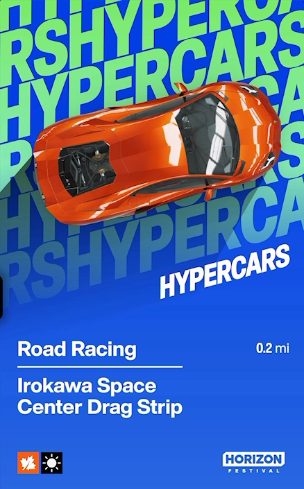 Irokawa Space Center Drag Strip race details