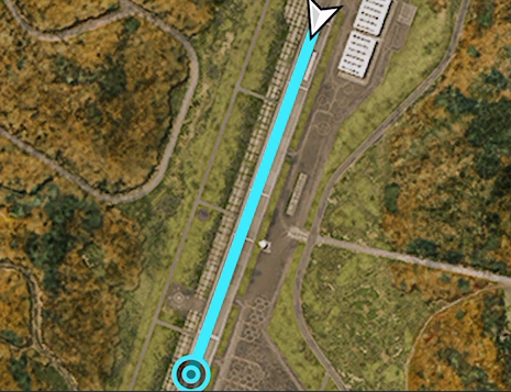 Ito Airfield Drag Strip track layout