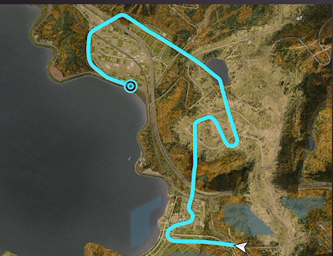 Izu Cross Country track layout