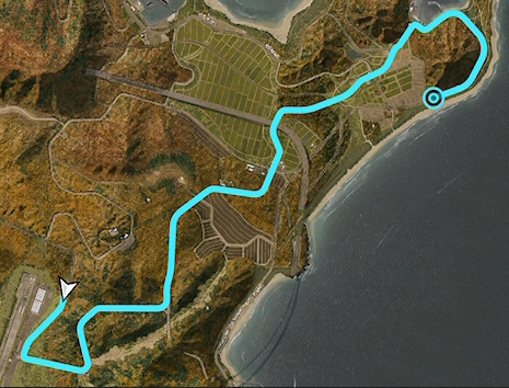 Kita Ine Street Race track layout