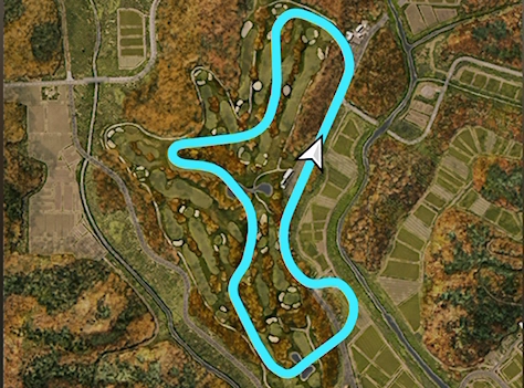 Naruo Cross Country Circuit track layout