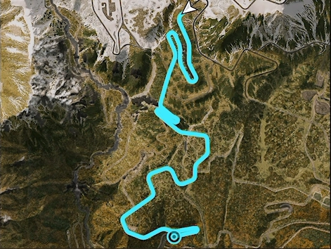 Norikura Skyline Touge Race track layout
