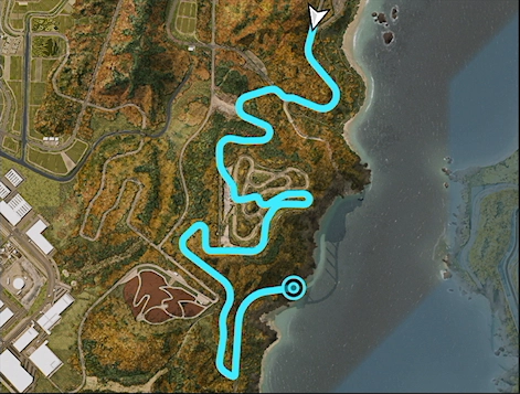 Oyashirazu Trail track layout