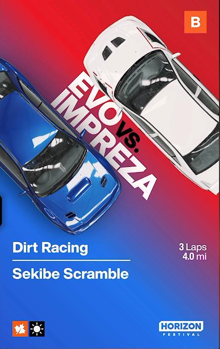 Sekibe Scramble race details