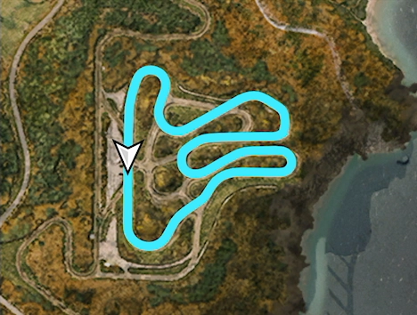 Sekibe Scramble track layout