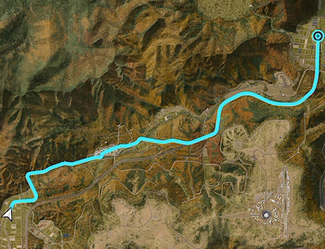 Shimanoyama Charge Street Race track layout