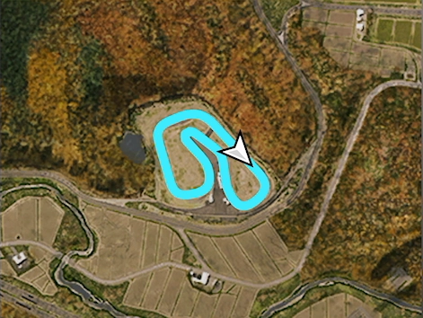 Shimanoyama Circuit track layout