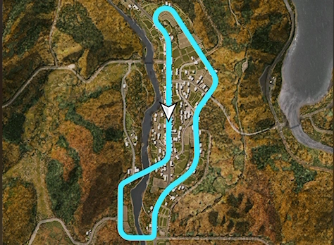 Shirakawa Circuit track layout