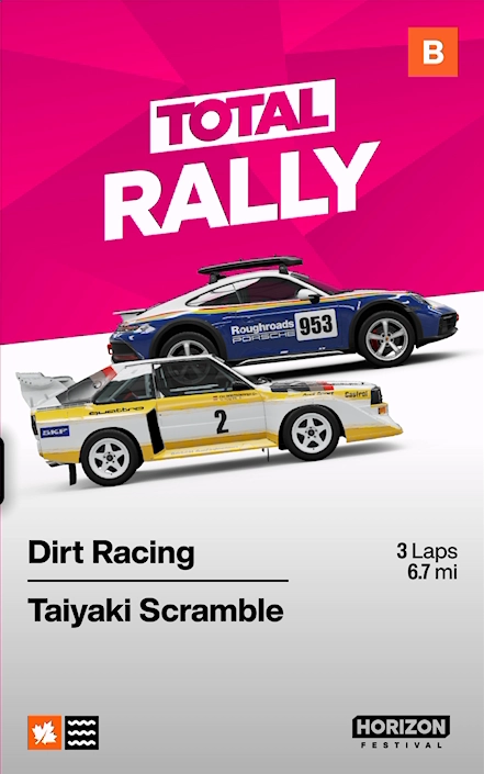 Taiyaki Scramble race details