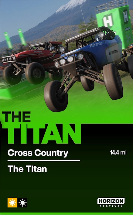 The Titan race details