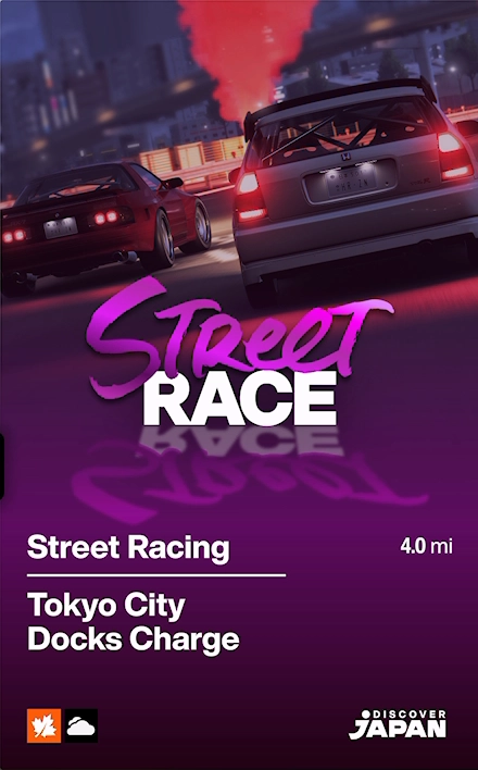 Tokyo City Docks Charge Street Race race details